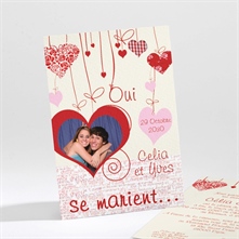 Faire-part mariage Réf. N50104