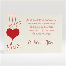 Carton de remerciement