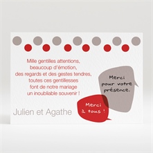 Carton de remerciement