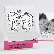 Faire-part mariage réf. N50120