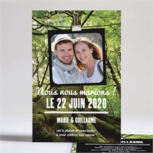 Faire-part mariage réf. N24126