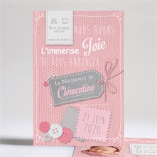 Faire-part naissance réf. N24183