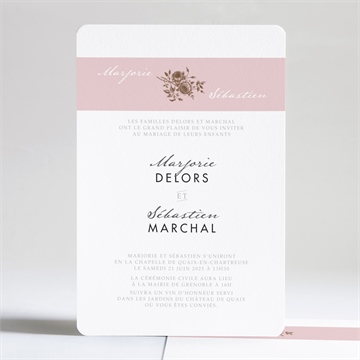 Faire-part mariage annonce classique