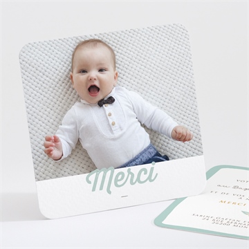 Remerciement baptême alphabet original