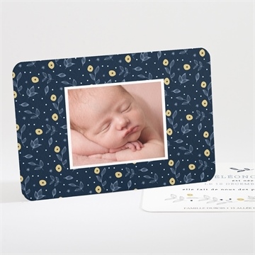 Faire-part naissance citrons et motifs