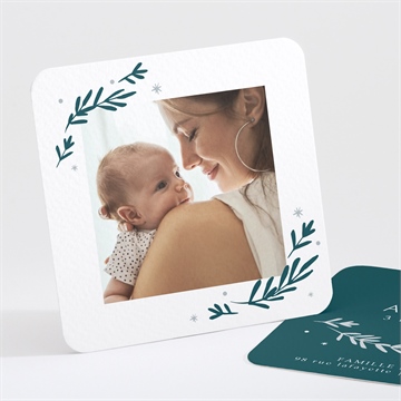Faire-part naissance polaroid végétal