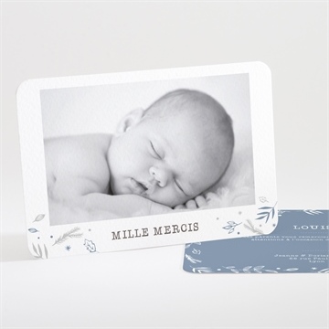 Remerciement naissance 4 belles photos