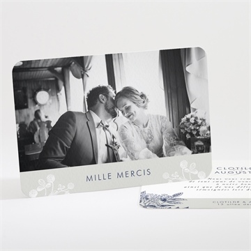 Remerciement mariage esperluette