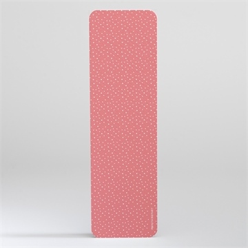 Signet baptême motifs et fleurs - Dos du signet