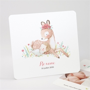 Faire Part Naissance A L Ombre Du Faon Monfairepart Com