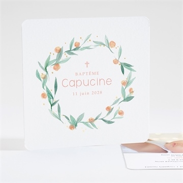 Faire-part de baptême jolie poésie