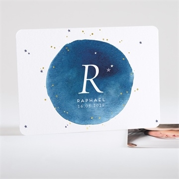 Faire-part naissance douce nuit