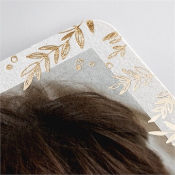 Faire-part naissance de mille feux ! - Marquage à chaud OR