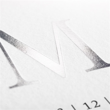 Faire-part naissance sobre et épuré - Détail du faire-part