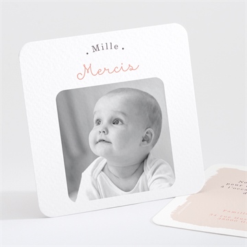 Remerciement naissance cheval à bascule