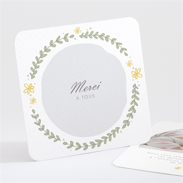 Remerciement naissance farandole champêtre