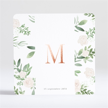 Faire-part naissance design végétal