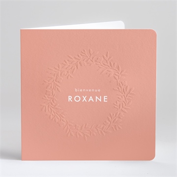 Faire-part naissance tout en relief