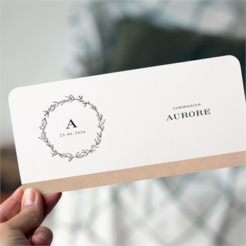 Faire-part communion l'évidence