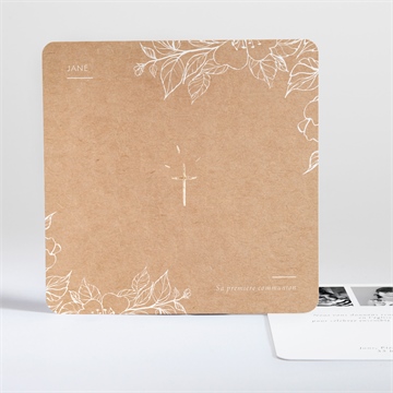 Faire-part communion illuminations