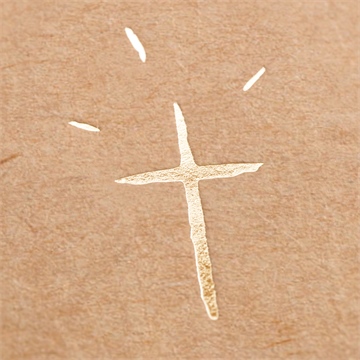 Faire-part communion illuminations - Détail du faire-part