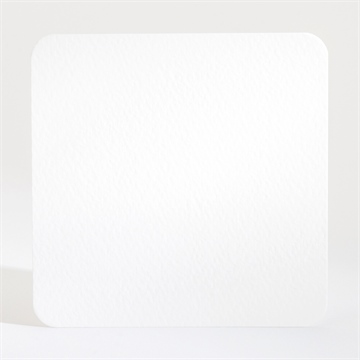 Remerciement départ à la retraite vierge 9,5 x 9,5 cm - Dos de la carte