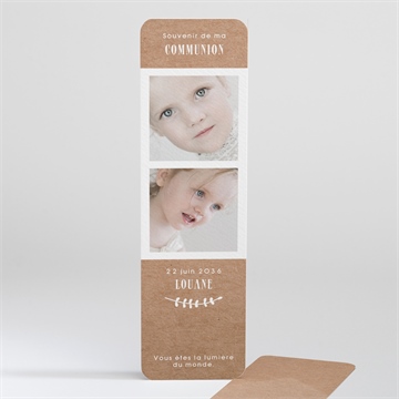 Marque-page recto-verso