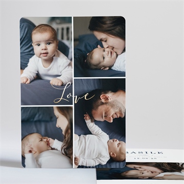 Faire-part naissance love