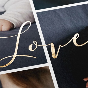 Faire-part naissance love - Détail du faire-part