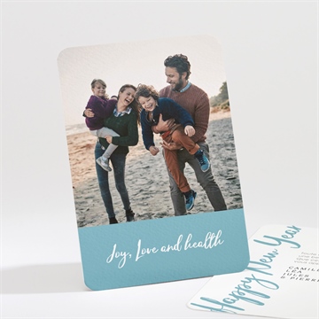 Carte de voeux voeux simple et chic