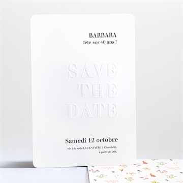 Invitation anniversaire save it