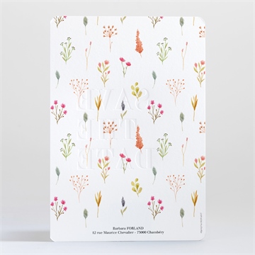 Invitation anniversaire save it - Dos de la carte