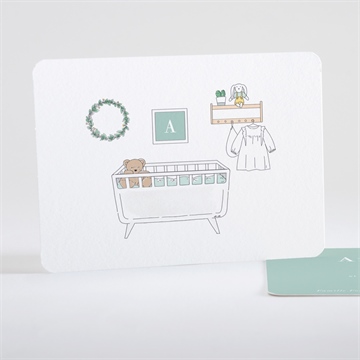 Faire-part naissance son petit nid