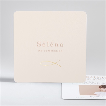 Faire-part communion pourpre