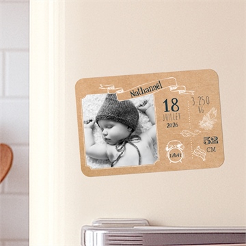 Faire-part naissance on vous présente