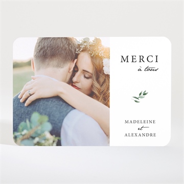 Remerciement mariage a l'ombre de l'olivier magnet