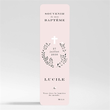 Signet baptême croix couronnée magnet