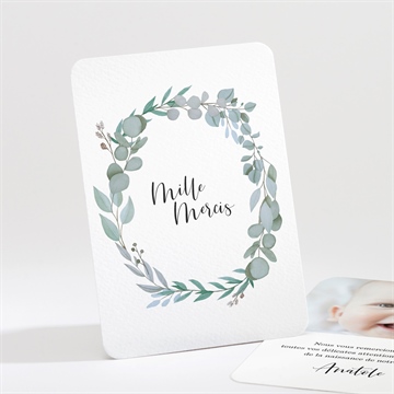 Remerciement naissance follement bohème