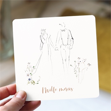 Remerciement mariage complicité étiquette