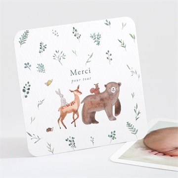 Remerciement naissance la joyeuse bande magnet