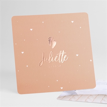 Faire-part naissance ses petits petons