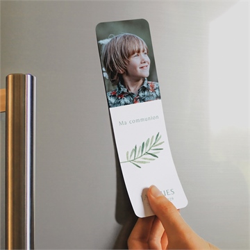 Signet communion végétal et dorure magnet - Mise en situation