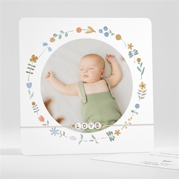 Faire-part naissance dans sa bulle