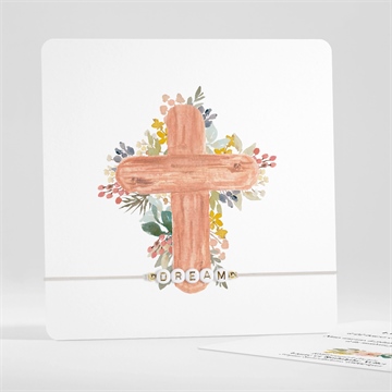 Faire-part communion symboles et foi