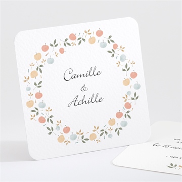 Carton d'invitation mariage let's dream !