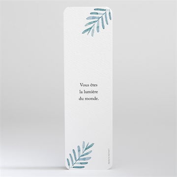 Signet communion aquarelle sacrée - Dos du signet