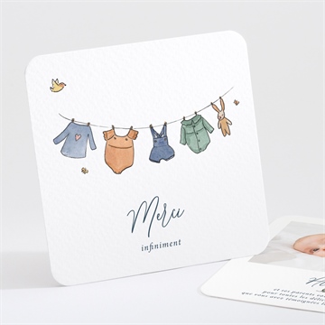 Remerciement naissance petit bout'chou