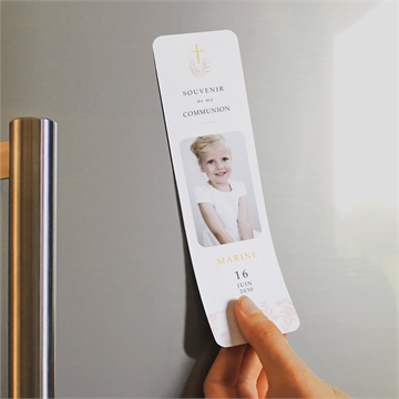 Signet communion gravures végétales magnet - Mise en situation