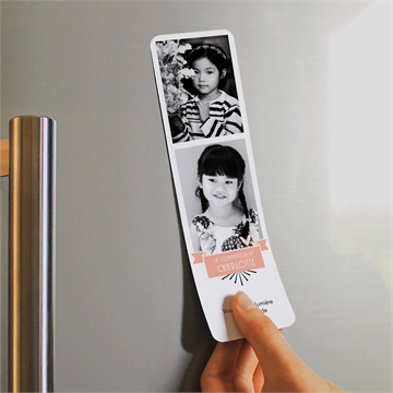 Signet communion invitation photomaton magnet - Mise en situation