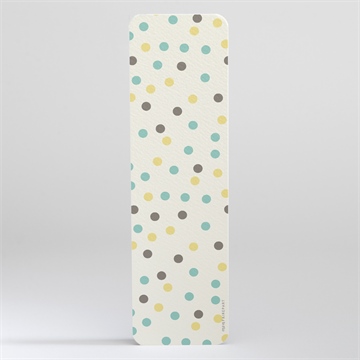 Signet communion jolie fête - Dos du signet